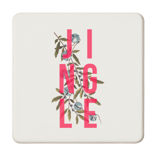 Jingle - personalised beer coaster by The 13 Prints