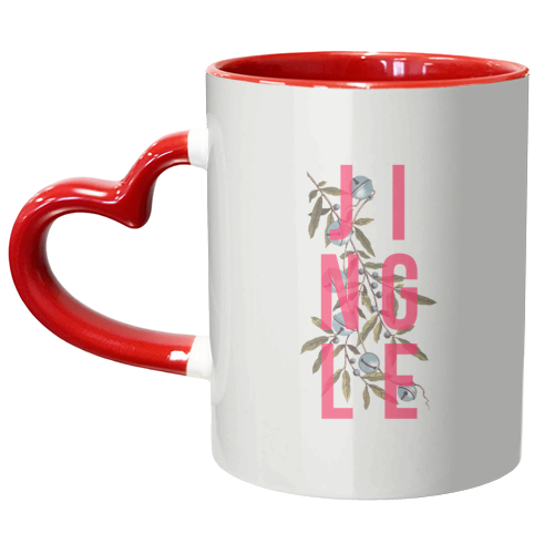 Jingle - unique mug by The 13 Prints