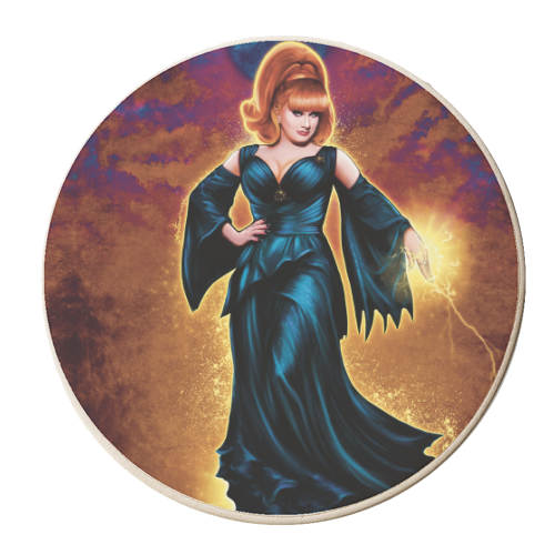 Jinx Moonson - personalised beer coaster by ARTECCO