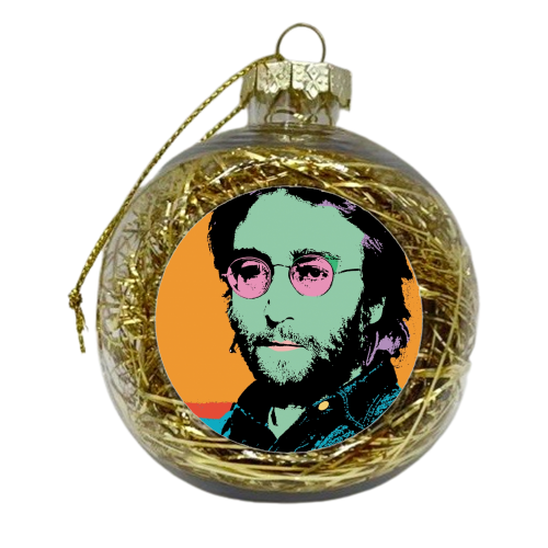John - xmas bauble by Wallace Elizabeth