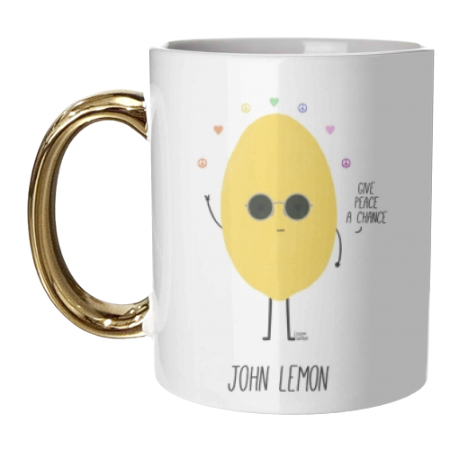 John Lemon - unique mug by Leeann Walker