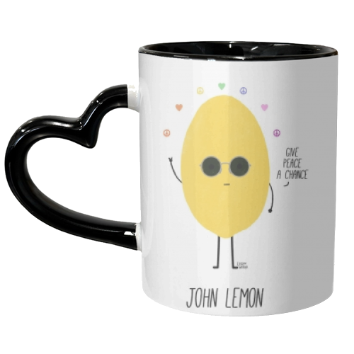 John Lemon - unique mug by Leeann Walker