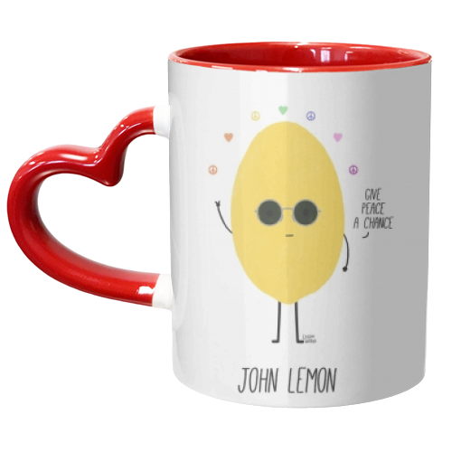 John Lemon - unique mug by Leeann Walker