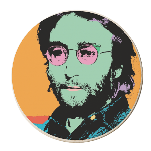 John - personalised beer coaster by Wallace Elizabeth