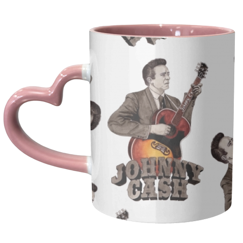 Johnny Cash - unique mug by Daniel Cash