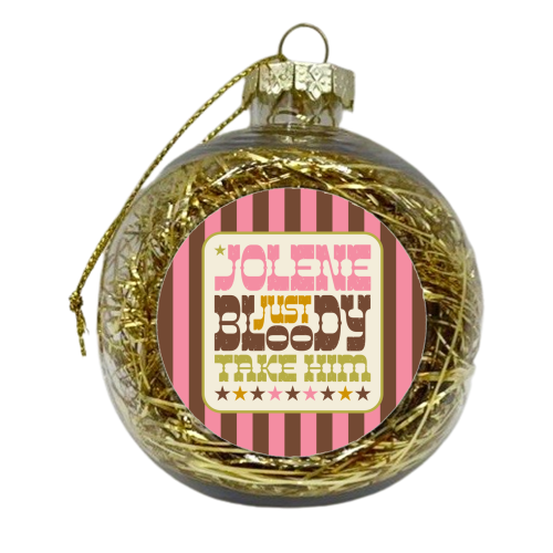 Jolene - xmas bauble by Claire Atwood