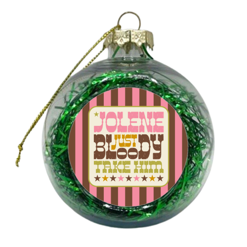 Jolene - xmas bauble by Claire Atwood