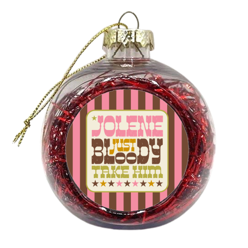 Jolene - xmas bauble by Claire Atwood