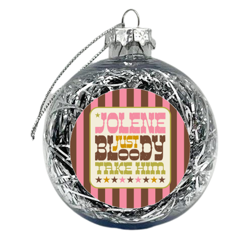 Jolene - xmas bauble by Claire Atwood