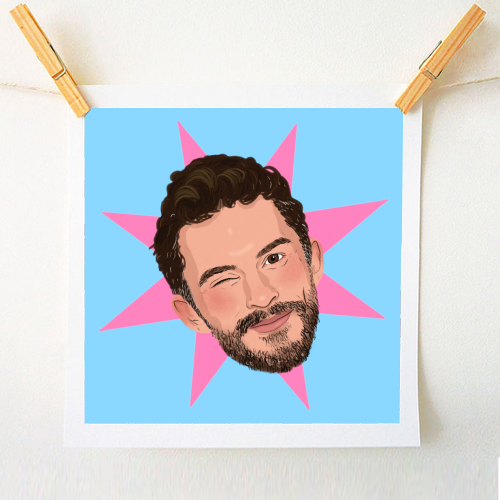 Jonathan Bailey - A1 - A4 art print by The Queer Store