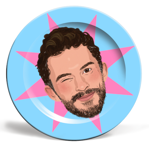 Jonathan Bailey - ceramic dinner plate by The Queer Store