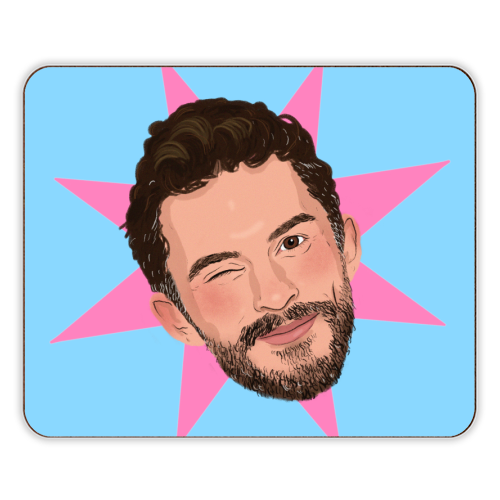 Jonathan Bailey - designer placemat by The Queer Store