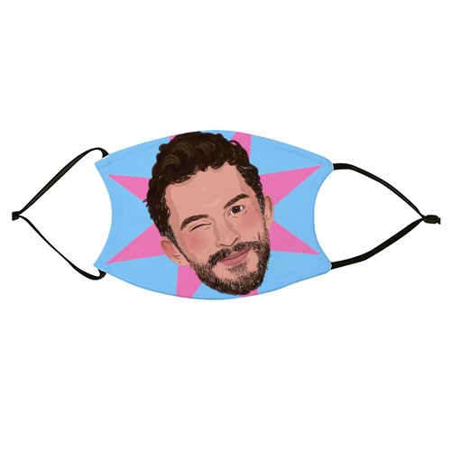 Jonathan Bailey - face cover mask by The Queer Store