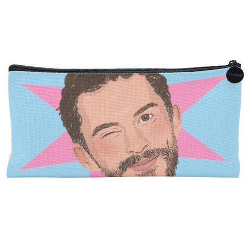 Jonathan Bailey - flat pencil case by The Queer Store