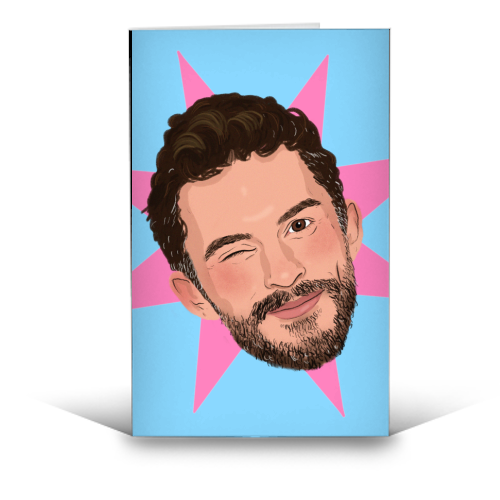 Jonathan Bailey - funny greeting card by The Queer Store