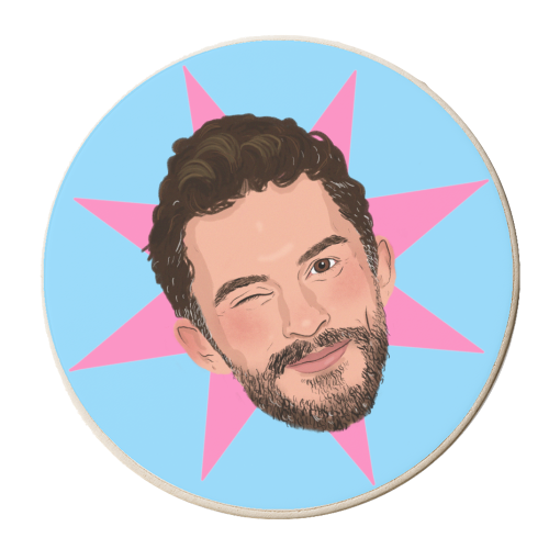 Jonathan Bailey - personalised beer coaster by The Queer Store