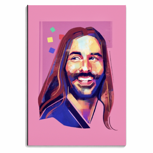 Jonathan Van Ness - personalised A4, A5, A6 notebook by Rebecca Sampson