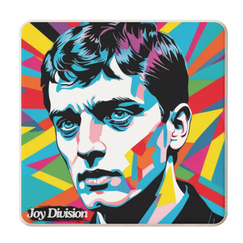 Joy Division - personalised beer coaster by Faith Mercer