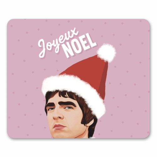 Joyeux Noel Christmas Oasis - mouse mat by Giddy Kipper