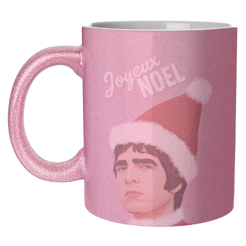 Joyeux Noel Christmas Oasis - unique mug by Giddy Kipper