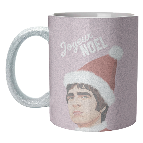 Joyeux Noel Christmas Oasis - unique mug by Giddy Kipper