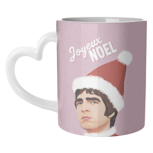 Joyeux Noel Christmas Oasis - unique mug by Giddy Kipper