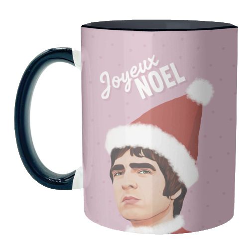 Joyeux Noel Christmas Oasis - unique mug by Giddy Kipper