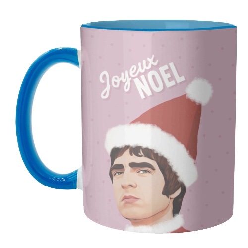 Joyeux Noel Christmas Oasis - unique mug by Giddy Kipper