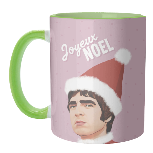 Joyeux Noel Christmas Oasis - unique mug by Giddy Kipper