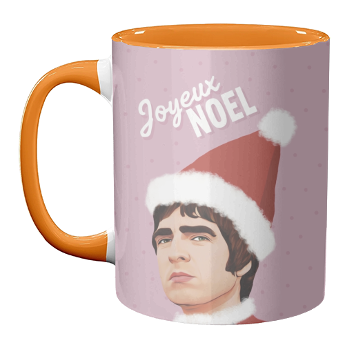 Joyeux Noel Christmas Oasis - unique mug by Giddy Kipper