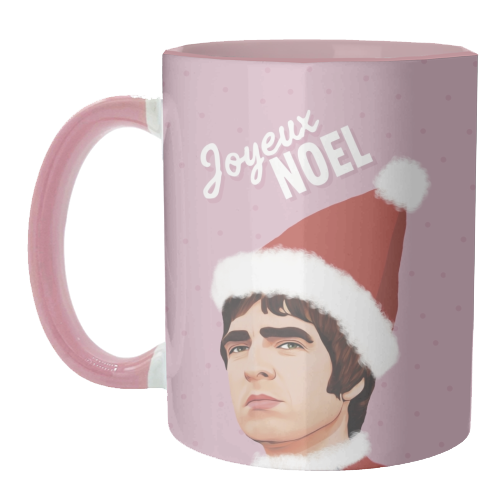 Joyeux Noel Christmas Oasis - unique mug by Giddy Kipper