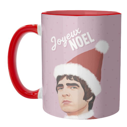 Joyeux Noel Christmas Oasis - unique mug by Giddy Kipper