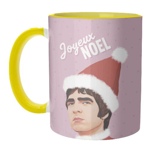 Joyeux Noel Christmas Oasis - unique mug by Giddy Kipper