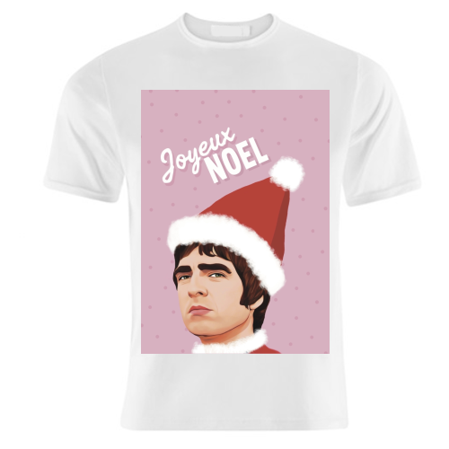 Joyeux Noel Christmas Oasis - unique t shirt by Giddy Kipper