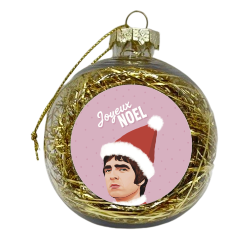 Joyeux Noel Christmas Oasis - xmas bauble by Giddy Kipper