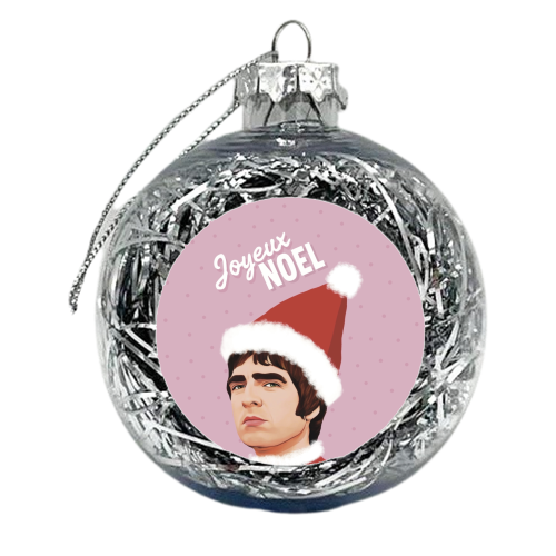 Joyeux Noel Christmas Oasis - xmas bauble by Giddy Kipper