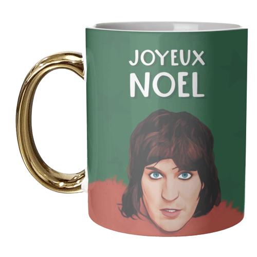 Joyeux Noel - unique mug by Giddy Kipper