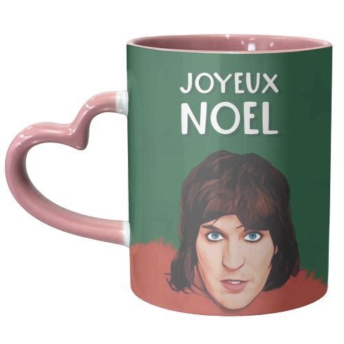 Joyeux Noel - unique mug by Giddy Kipper