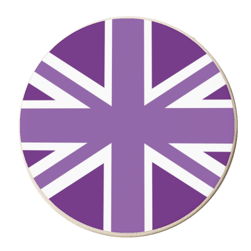 Jubilee style Union Jack print - personalised beer coaster by The Girl Next Draw