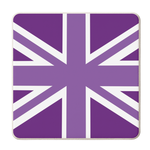 Jubilee style Union Jack print - personalised beer coaster by The Girl Next Draw