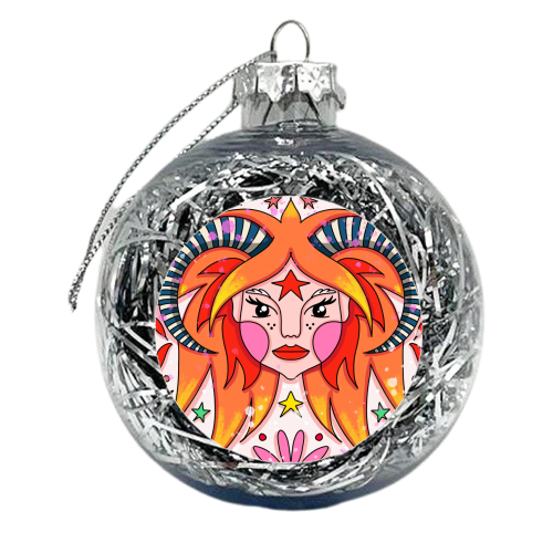 JULY'S CHILD - xmas bauble by Nichola Cowdery