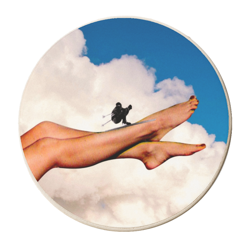 Jump! - personalised beer coaster by taudalpoi