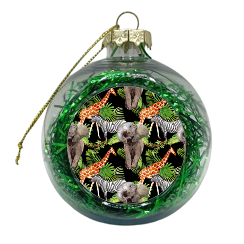 jungle animals - xmas bauble by Anastasios Konstantinidis