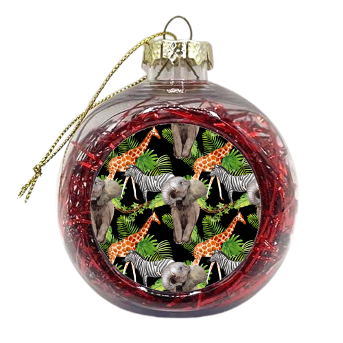 jungle animals - xmas bauble by Anastasios Konstantinidis