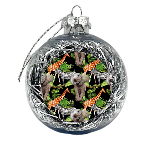 jungle animals - xmas bauble by Anastasios Konstantinidis