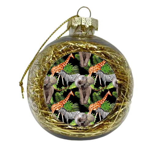 jungle animals - xmas bauble by Anastasios Konstantinidis