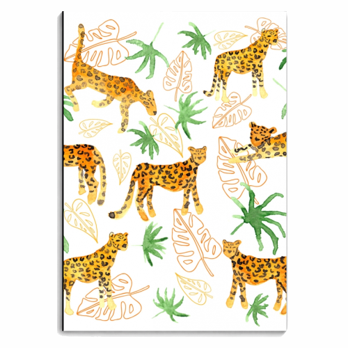 Jungle Leopards - personalised A4, A5, A6 notebook by Michelle Walker