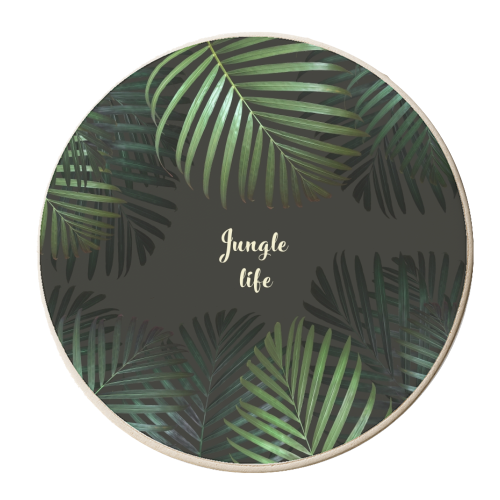 Jungle Life - personalised beer coaster by Mia Lindblad