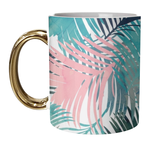 Jungle Pattern - unique mug by EMANUELA CARRATONI