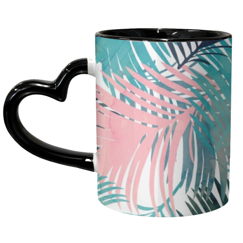 Jungle Pattern - unique mug by EMANUELA CARRATONI